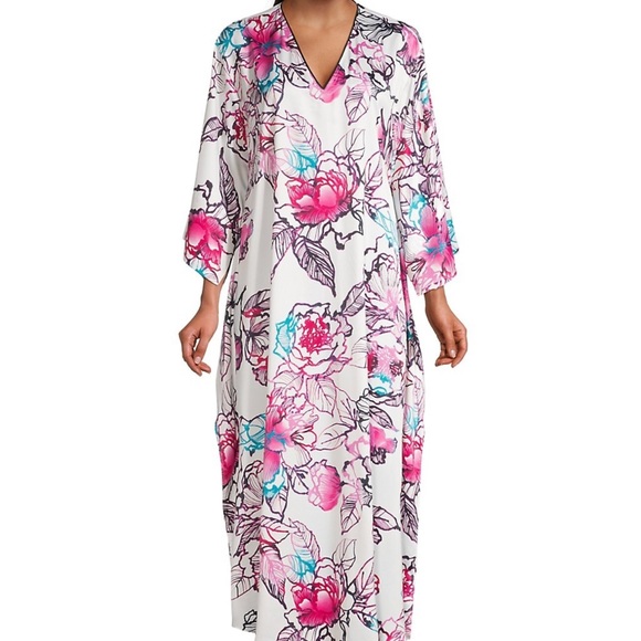 Natori
Floral Satin Caftan - Picture 2 of 6